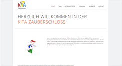 Desktop Screenshot of kita-zauberschloss.de